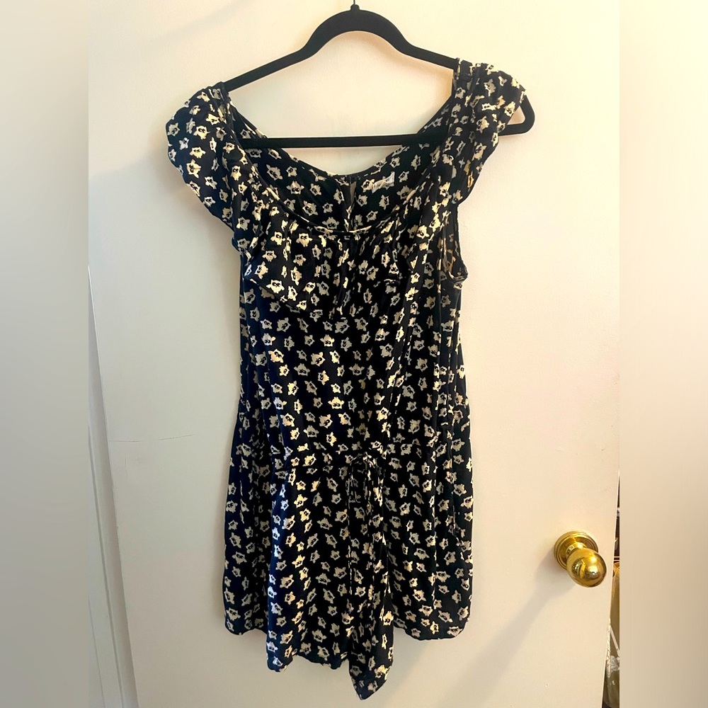 Cute short owl romper with pockets